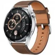 Huawei Watch GT 3 Stainless Steel/Brown Leather (JPT-B29)